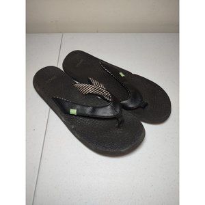 Sanuk Thong Style Flip Flops Sandals Size 9